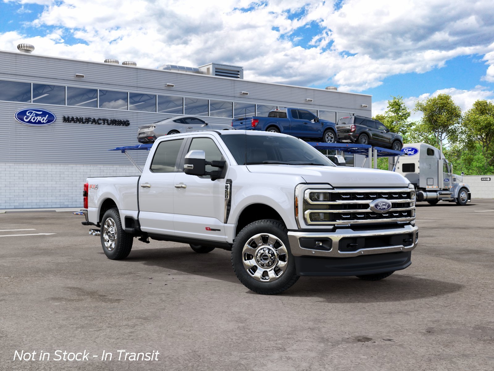 New 2027 Star White Metallic Tri-Coat Ford F-250® Lariat® image 4