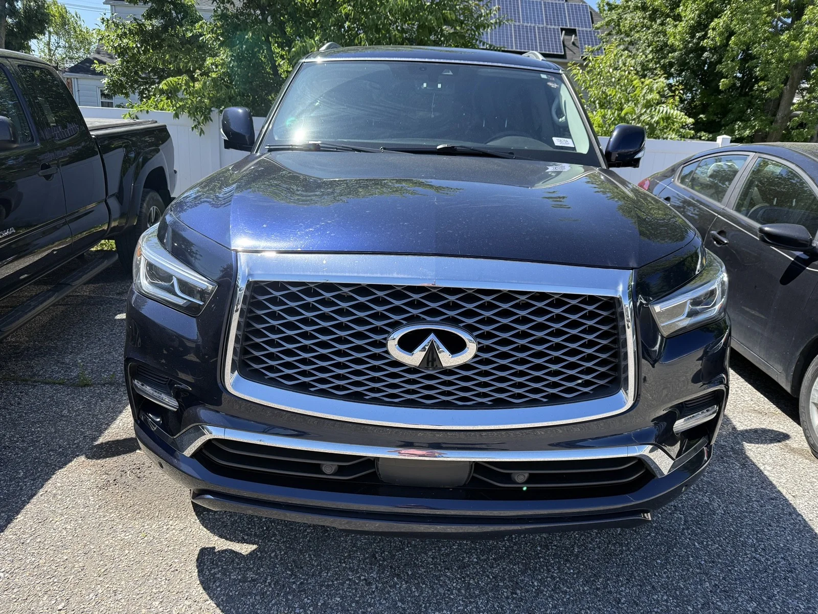 Used 2020 Hermosa Blue INFINITI LUXE AWD image 2