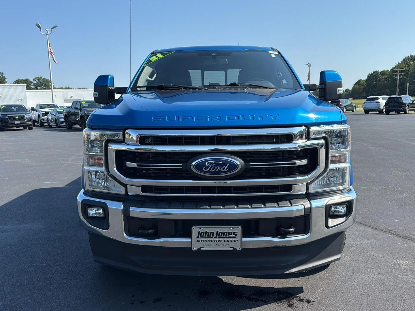 Used 2021 Velocity Blue Metallic Ford LARIAT image 17