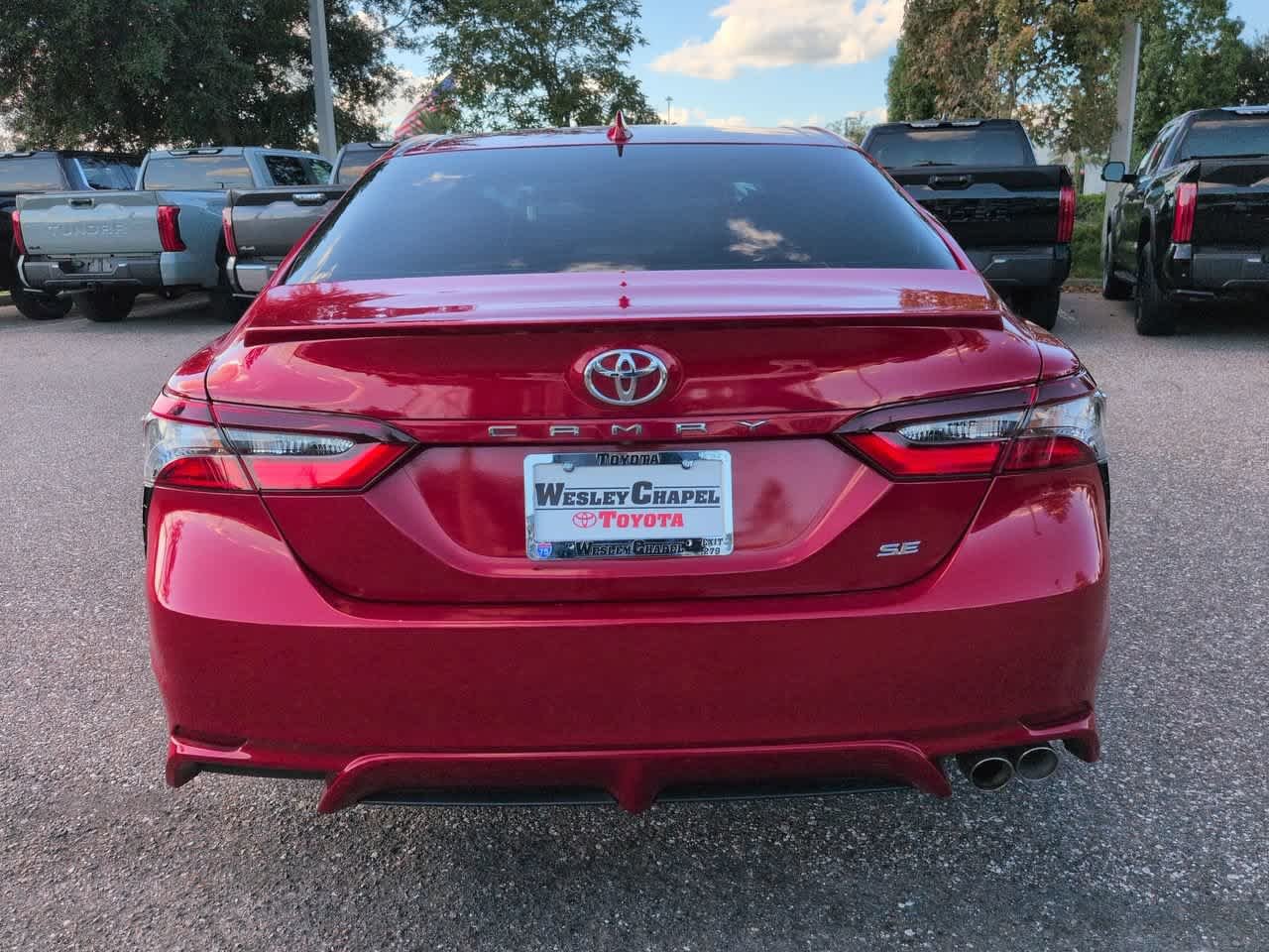 Used 2024 Supersonic Red Toyota SE image 5