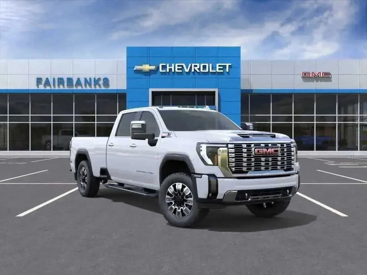 New 2026 Glacier White Tricoat GMC Denali image 1