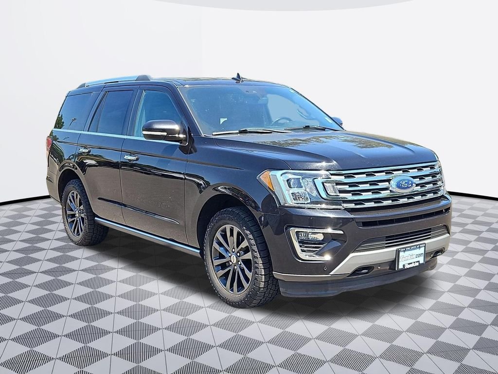 Used 2021 Agate Black Metallic Ford Limited image 8