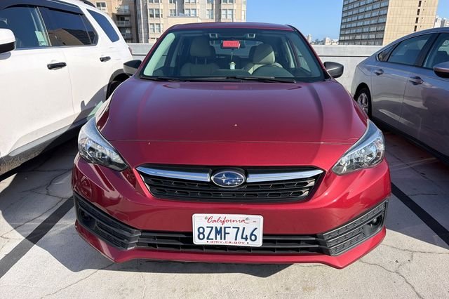 Used 2021 Crimson Red Pearl Subaru Base image 3