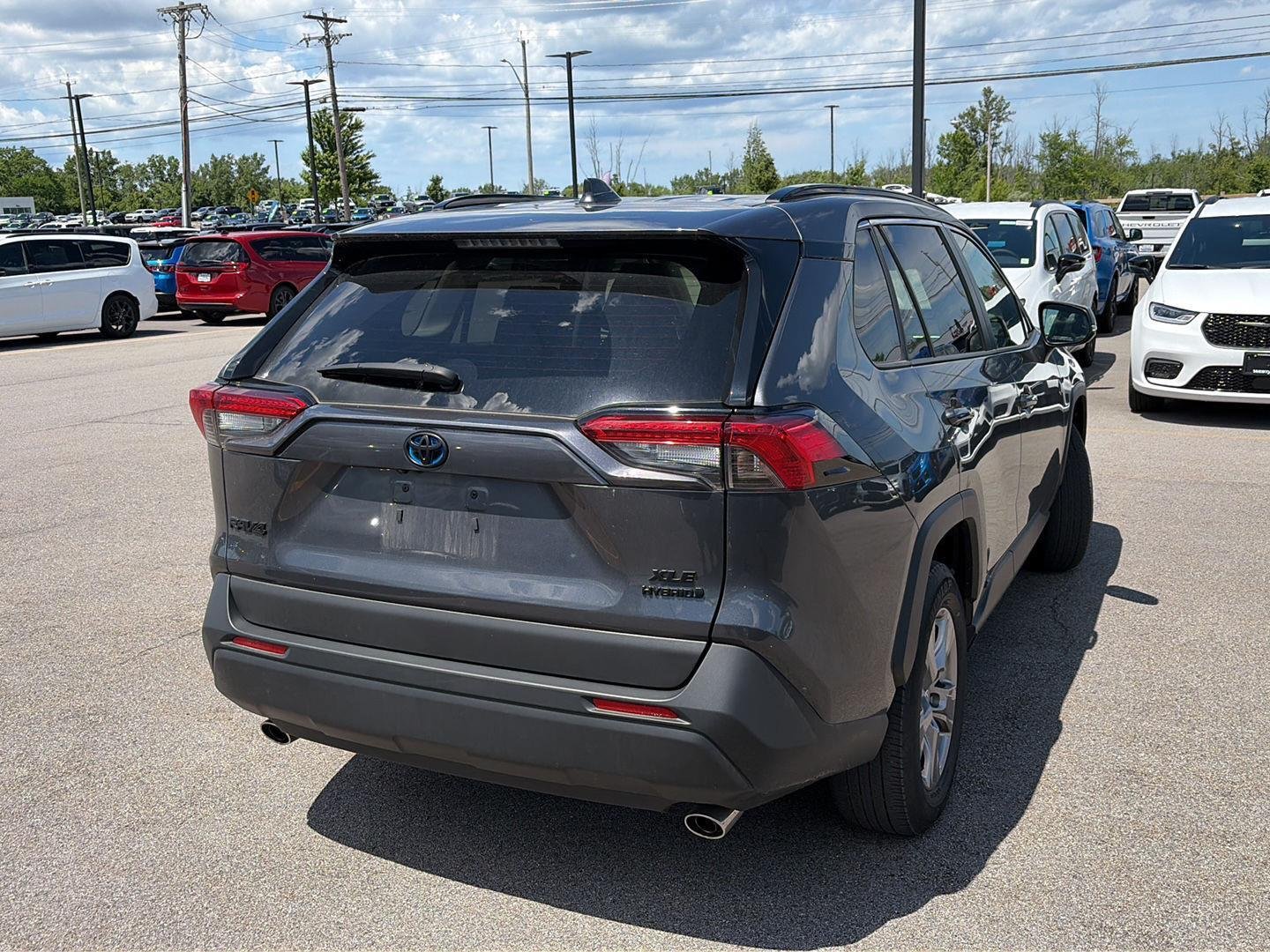 Used 2024 Magnetic Gray Metallic Toyota XLE image 2