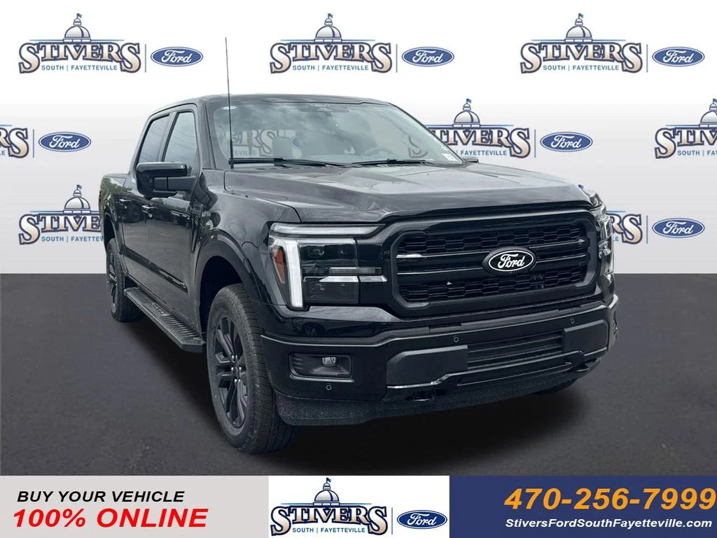 New 2026 Agate Black Metallic Ford Lariat® image 1