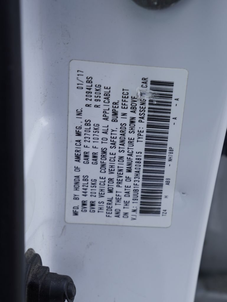 Used 2017 White Acura 2.4L image 5