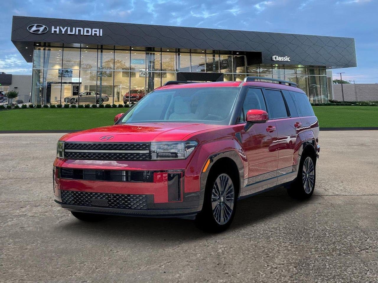 Ultimate Red Metallic 2026 Hyundai Santa Fe Hybrid Calligraphy AWD SUV / Crossover All-Wheel Drive 6-Speed Automatic