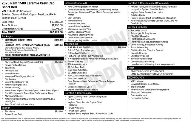 Used 2025 Black Ram Laramie image 2