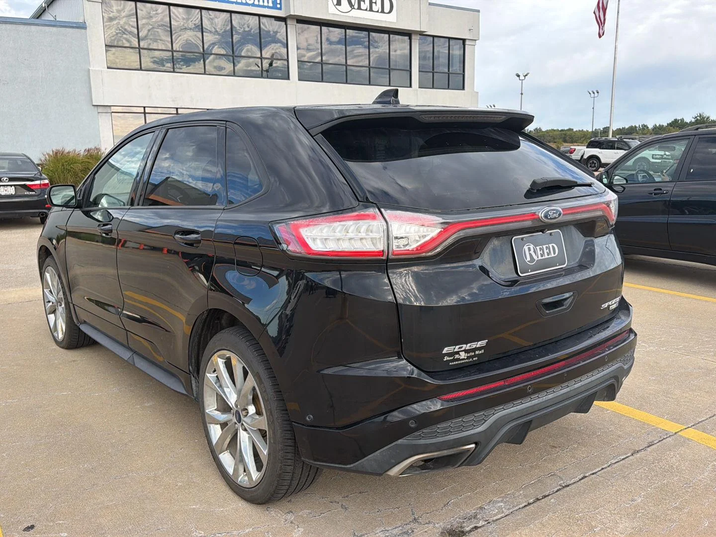 Used 2018 Shadow Black Ford Sport image 5