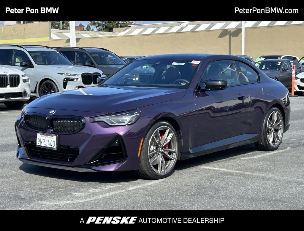 Certified Used 2024 Thundernight Metallic BMW M240i image 1