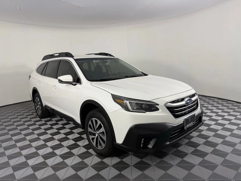 Used 2021 White Subaru Premium image 1
