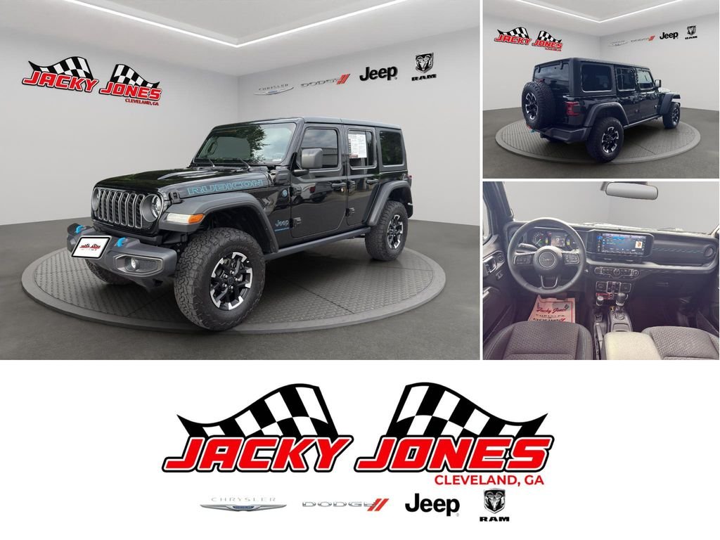 Used 2025 Black Clearcoat Jeep Rubicon image 1