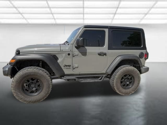 Used 2021 Gray Jeep Sport 4x4 image 1