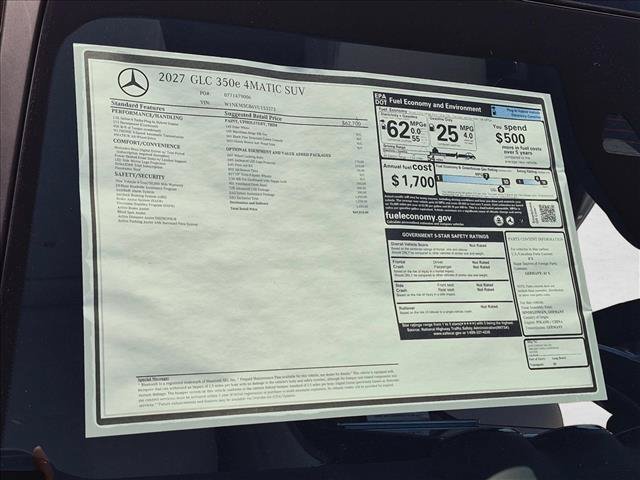 New 2027 Polar White Mercedes-Benz GLC 350e image 36