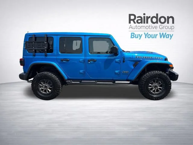 Used 2021 Hydro Blue Pearl Coat Jeep Unlimited Rubicon 392 image 8