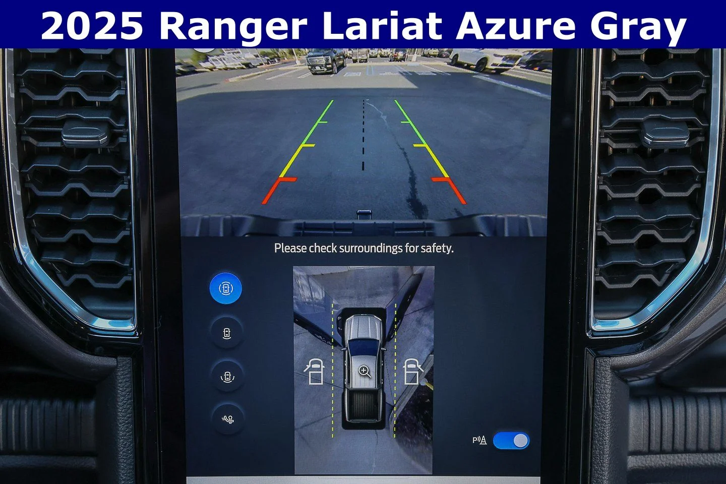 New 2025 Azure Gray Metallic Tri-coat Ford LARIAT® image 18