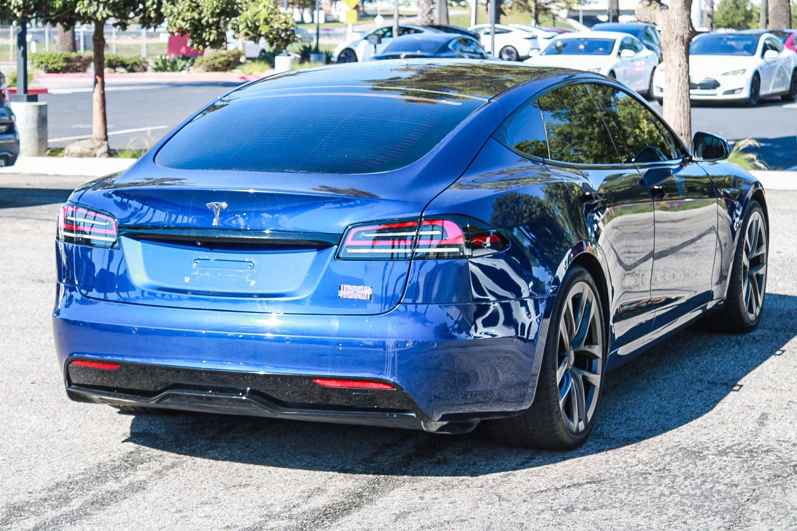 Used 2023 Deep Blue Metallic Tesla Plaid image 6