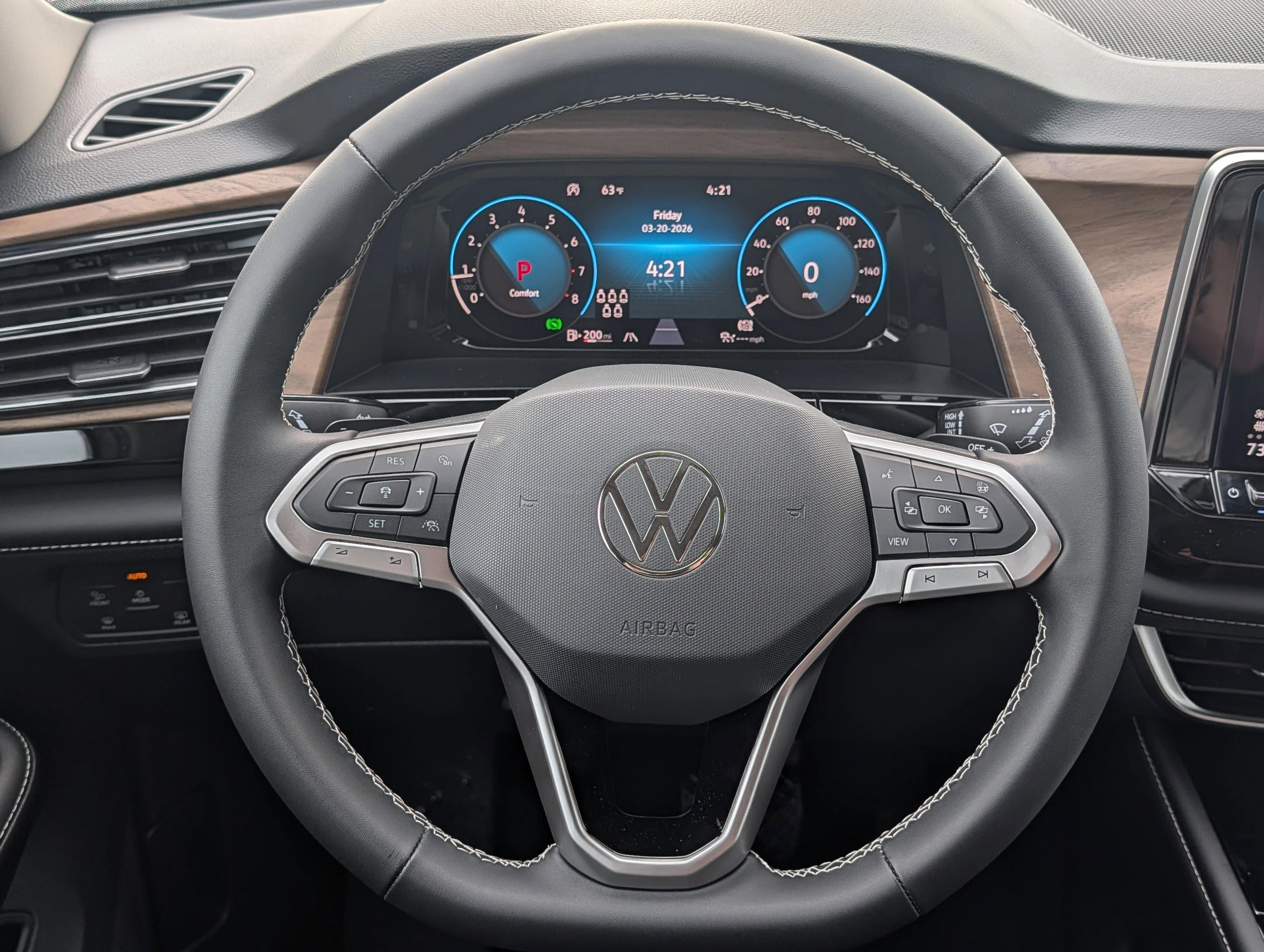 New 2026 Deep Black Pearl Volkswagen 2.0T SE w/Technology image 11