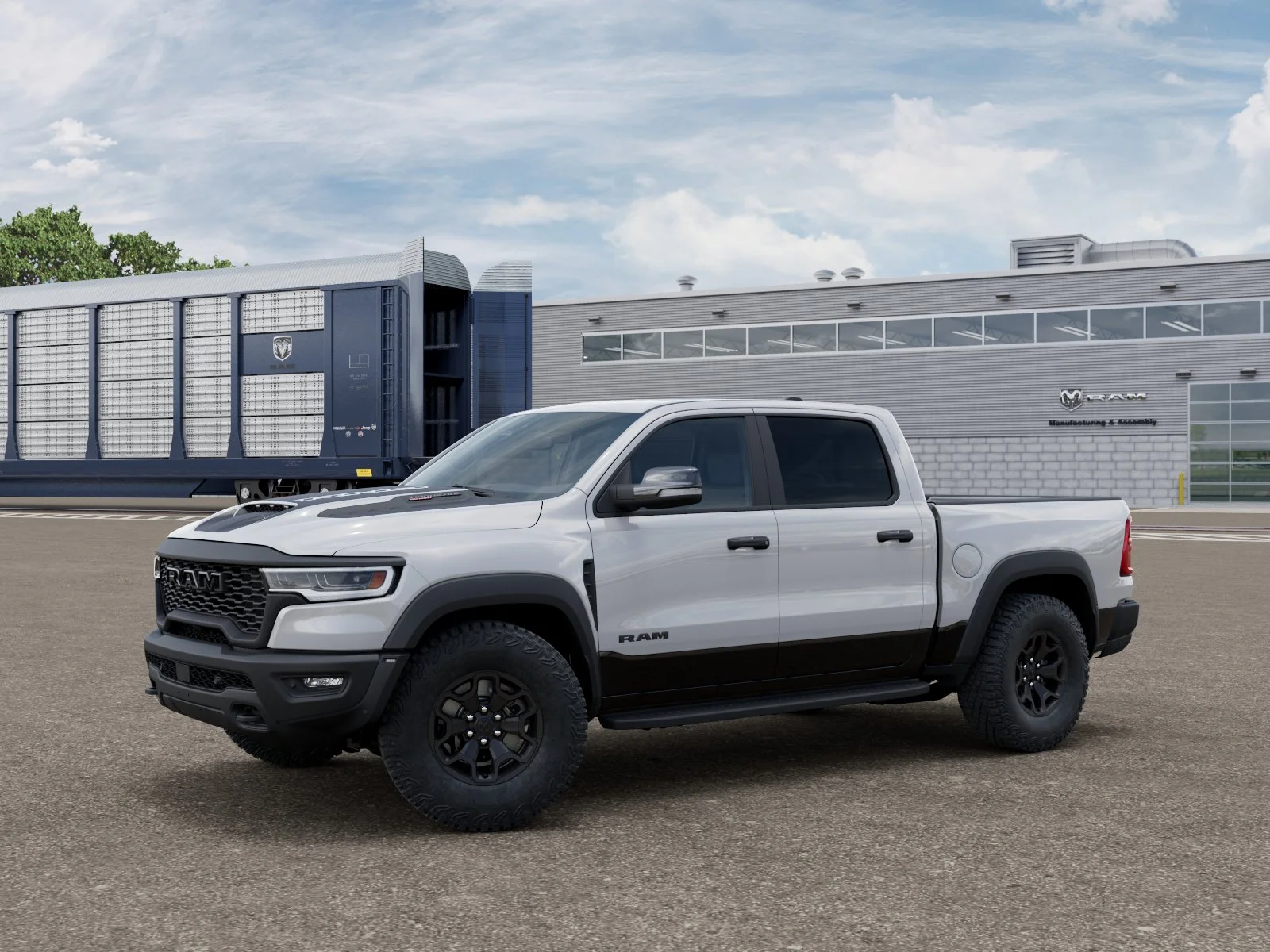 New 2026 Bright White Clear-Coat Exterior Paint RAM RHO image 28