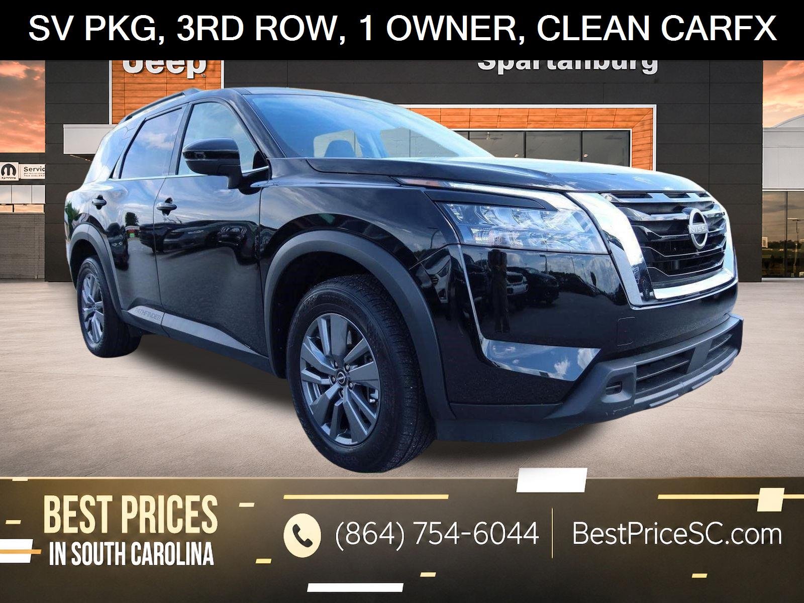 Used 2025 Super Black Nissan SV image 1