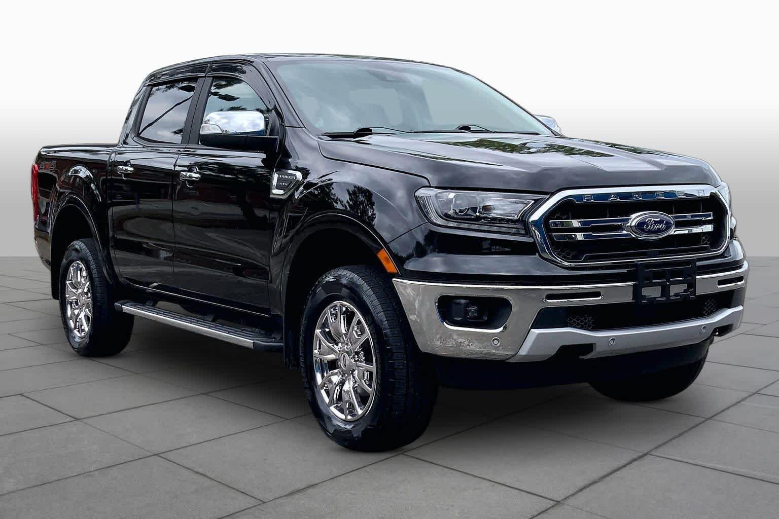 Used 2021 Shadow Black Ford LARIAT image 3