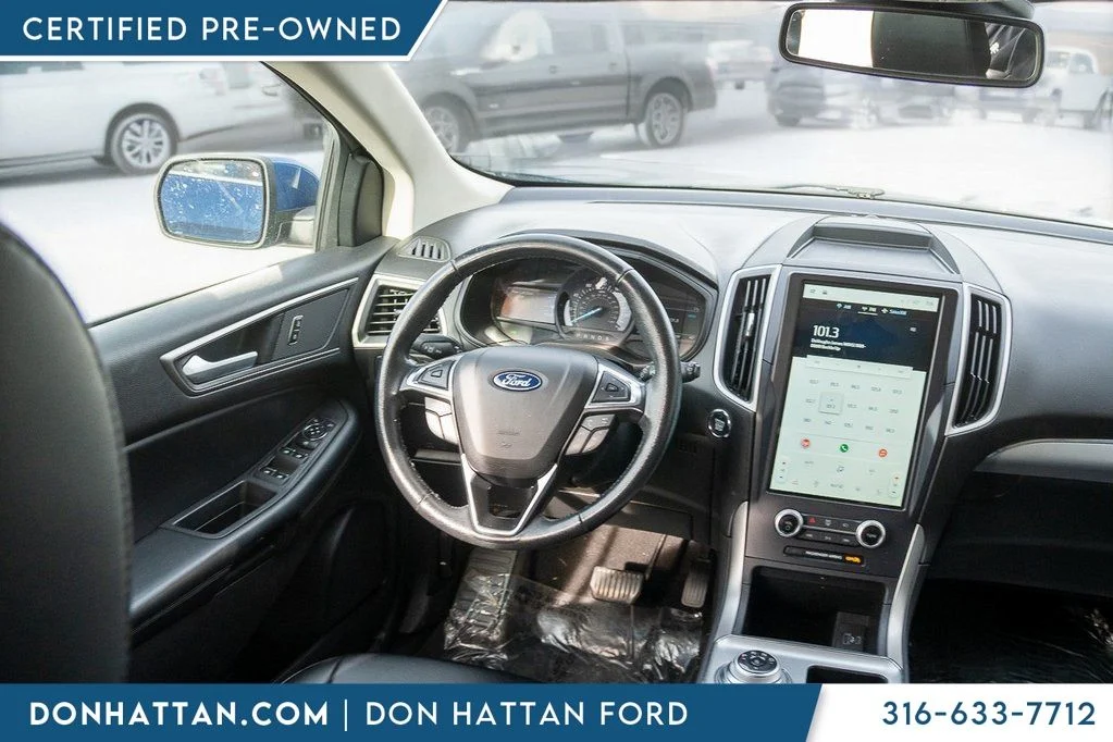 Certified Used 2022 Blue Ford SEL image 21