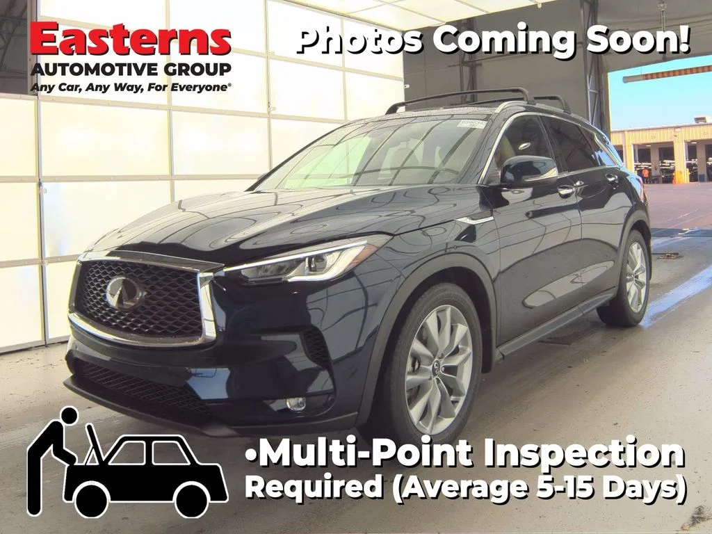 Used 2022 Blue INFINITI LUXE image 1