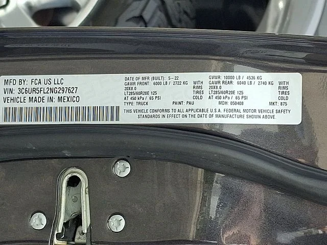 Used 2022 Gray Ram Laramie image 25