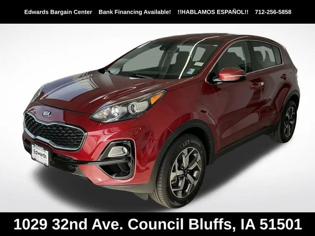 Used 2021 Red Kia LX image 4