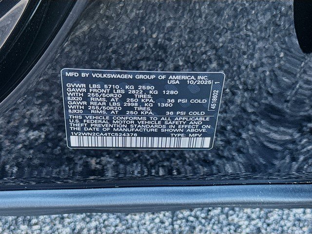 New 2026 Deep Black Pearl Volkswagen 2.0T SE W/TECHNOLOGY image 27