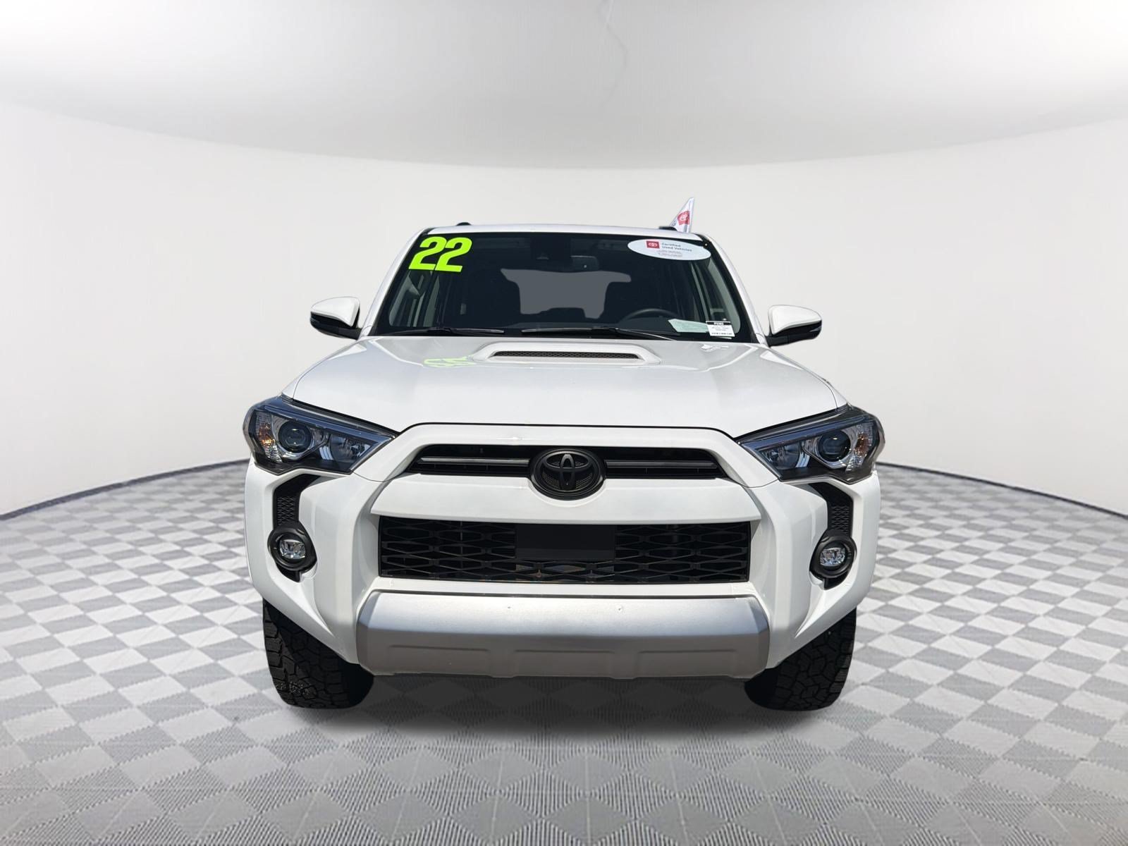 Certified Used 2022 White Toyota TRD Off-Road Premium image 2