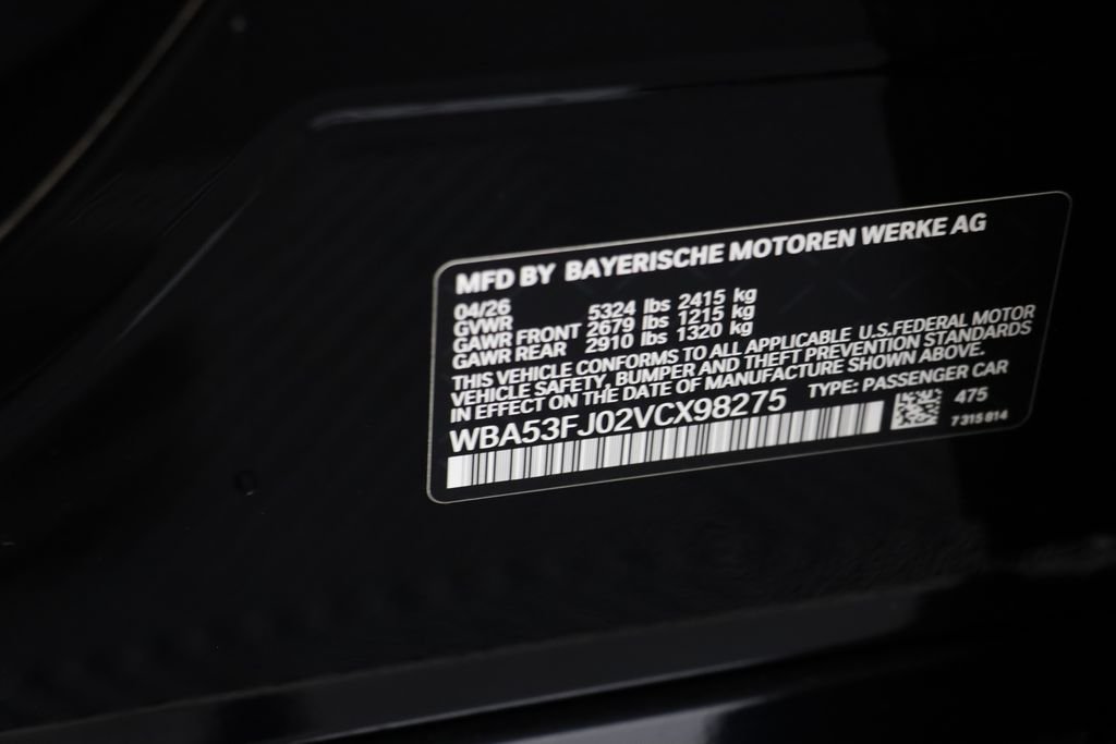 New 2027 Black Sapphire Metallic BMW 530i xDrive image 24