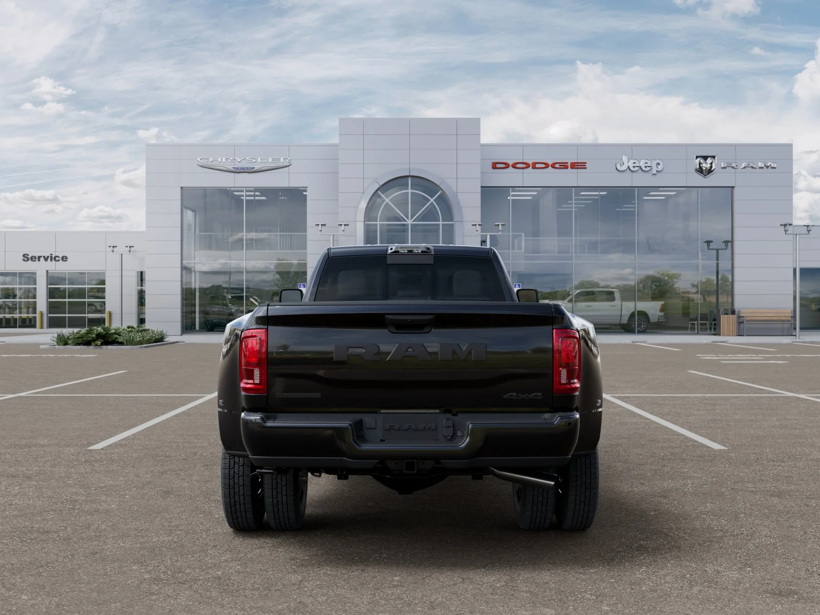 New 2026 Diamond Black Crystal Pearl-Coat Exterior Paint RAM Big Horn image 64