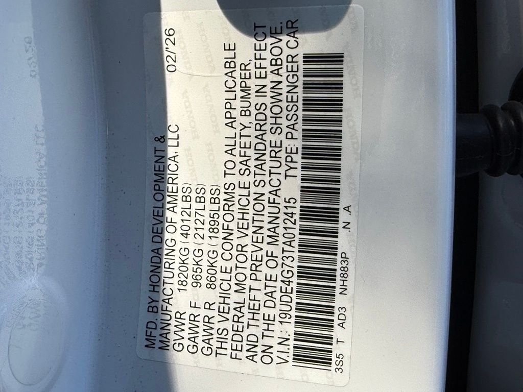 Certified Used 2026 Solar Silver Metallic Acura A-Spec Tech Package image 28