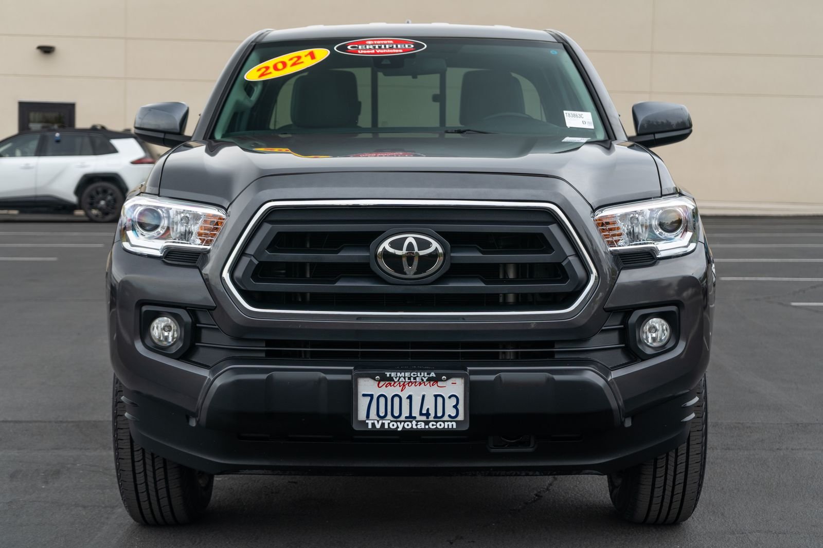 Certified Used 2021 Magnetic Gray Metallic Toyota SR5 image 2