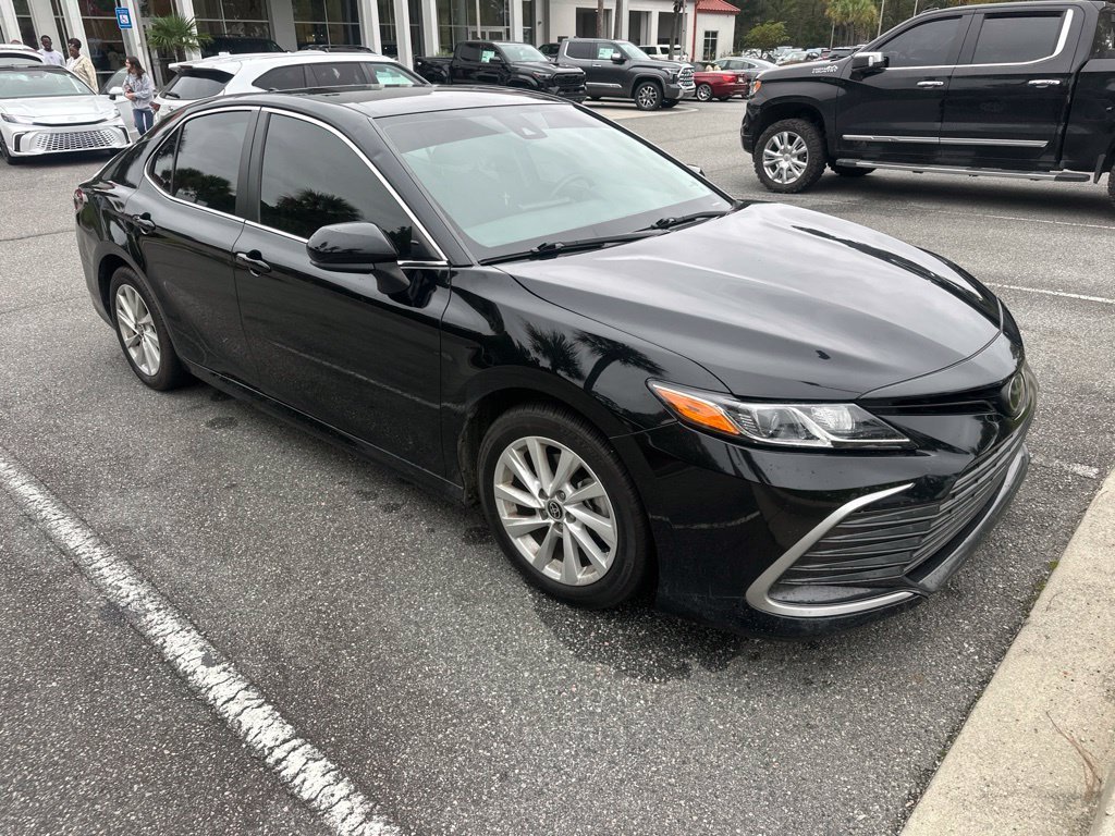 Used 2022 Black Toyota LE image 1