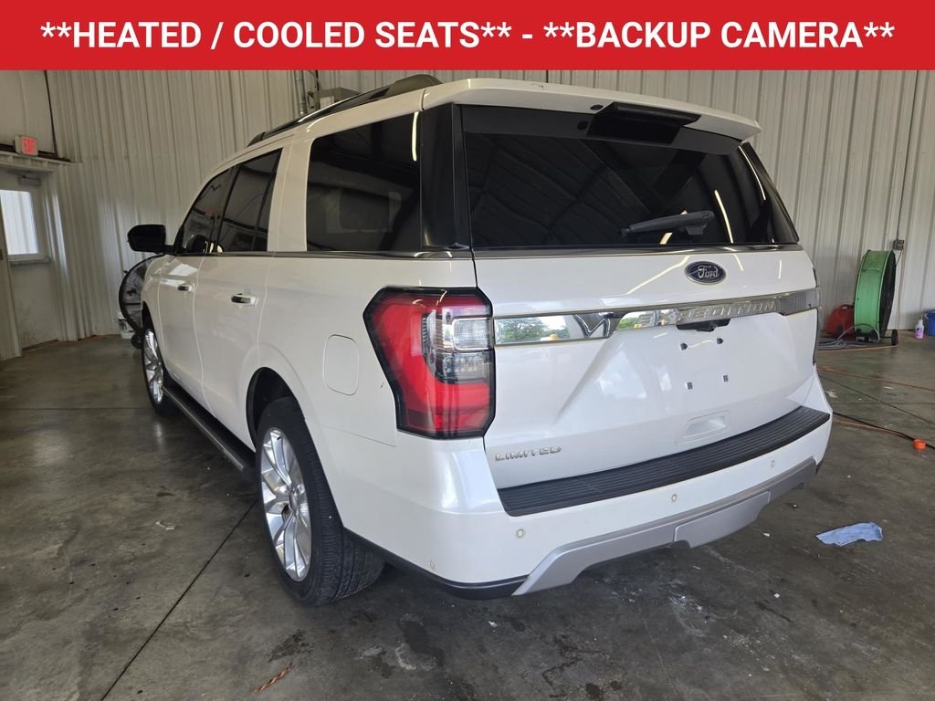 Used 2018 White Platinum Tri-Coat Metallic Ford Limited image 5