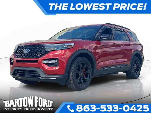 Used 2022 Red Ford ST image 1