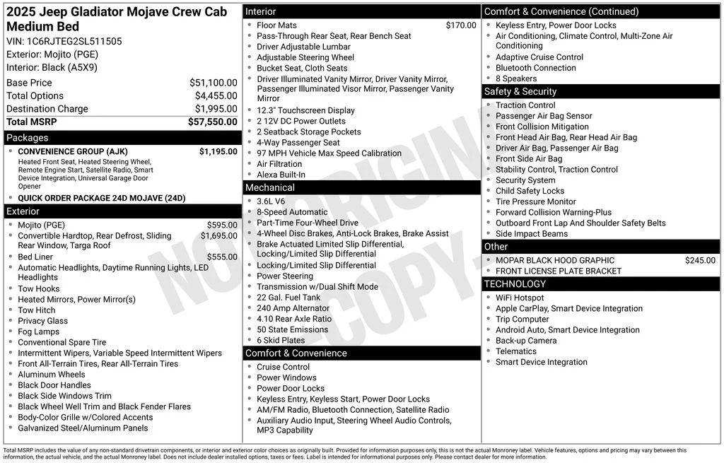 Used 2025 Green Jeep Mojave image 6