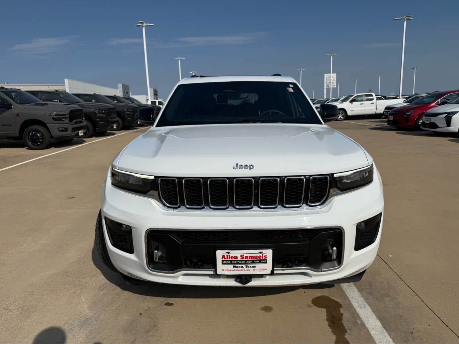 Used 2024 Bright White Clearcoat Jeep Overland image 3
