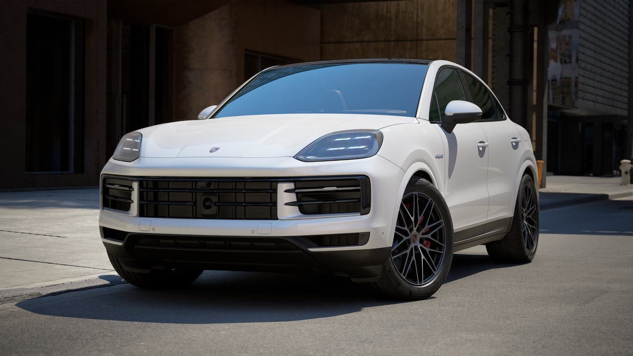 New 2027 Carrara White Metallic Porsche S E-Hybrid Coupe image 1