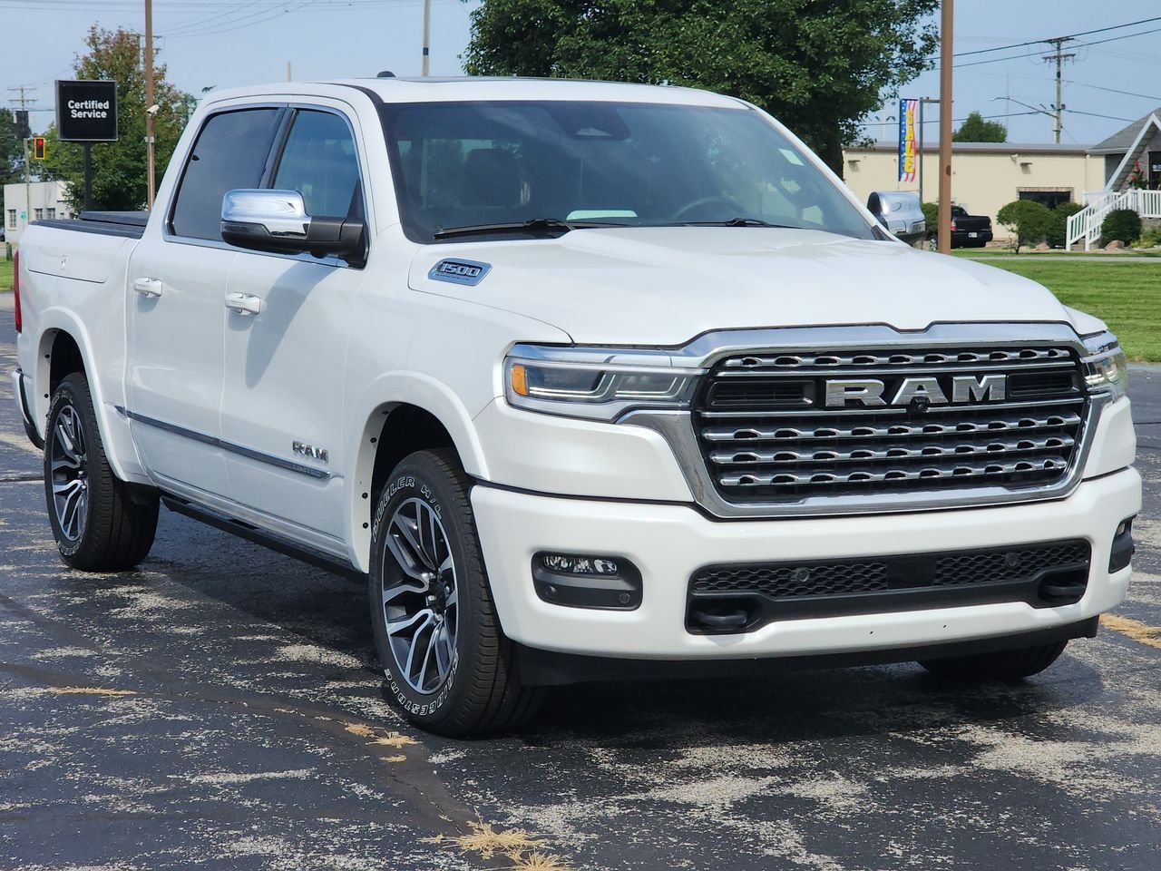 New 2026 Ivory White Tri-Coat Pearlcoat RAM Limited image 1