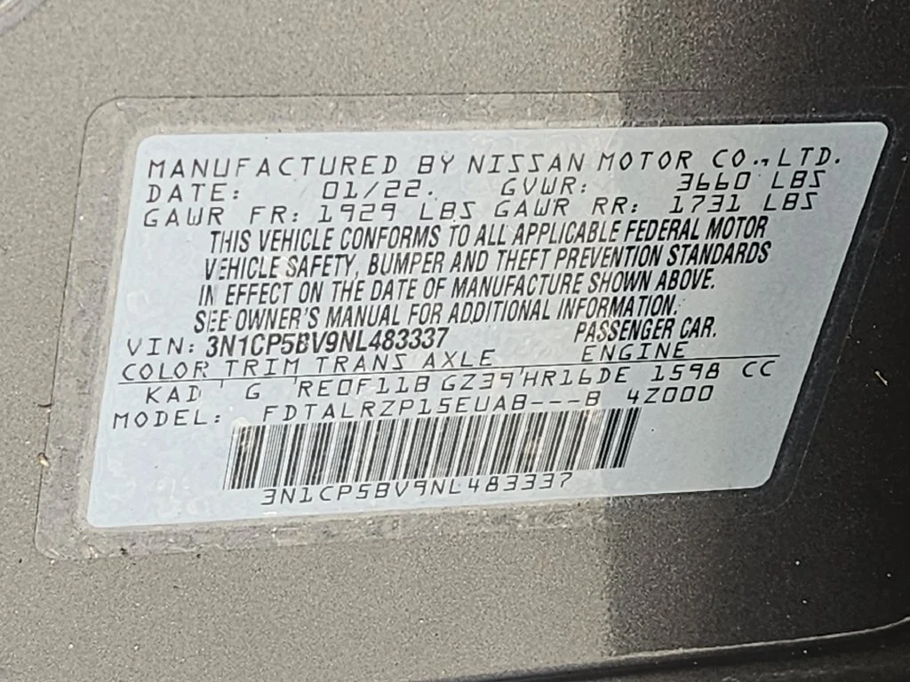 Certified Used 2022 Gun Metallic Nissan S image 36