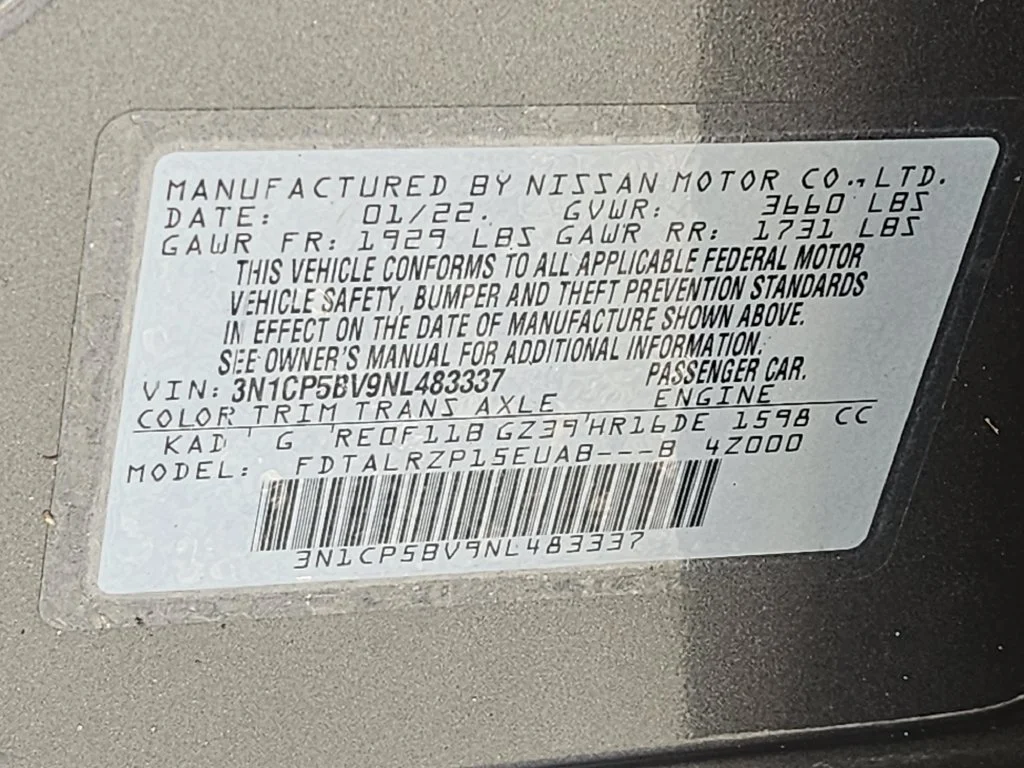 Certified Used 2022 Gray Nissan S image 36