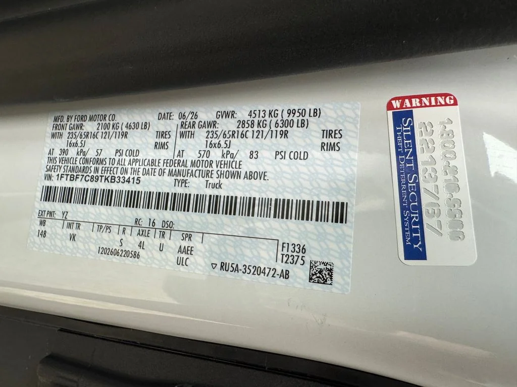 New 2026 Oxford White Ford Cargo Van image 31