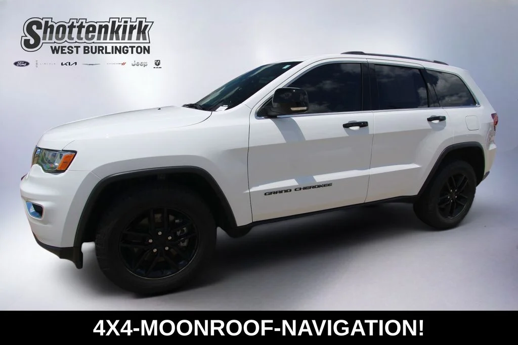 Used 2021 Bright White Clearcoat Jeep Limited image 1