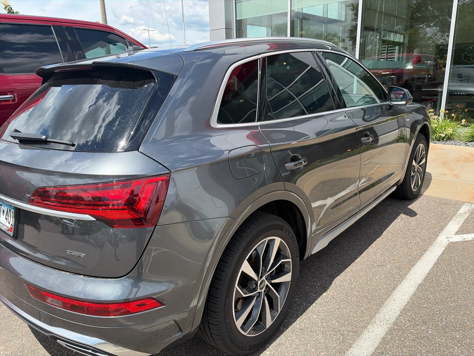 Used 2022 Daytona Gray Pearl Effect Audi S line Premium Plus image 6