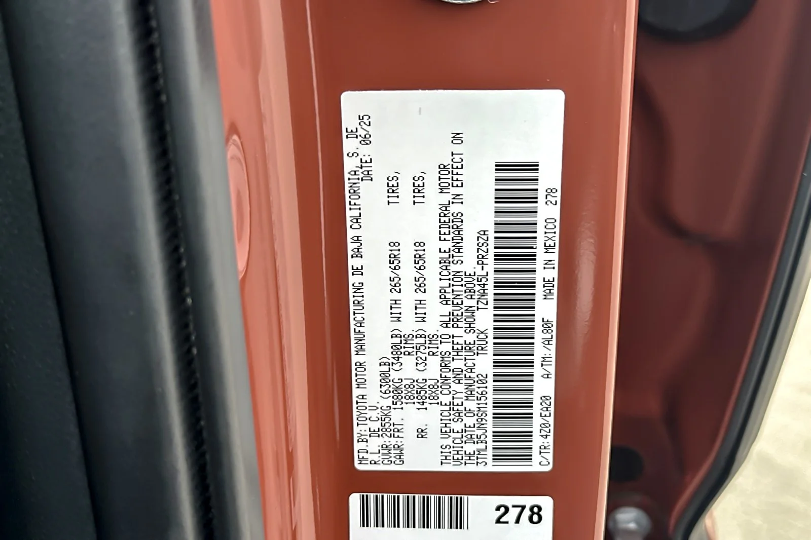 Certified Used 2025 Terra Toyota TRD Sport image 26