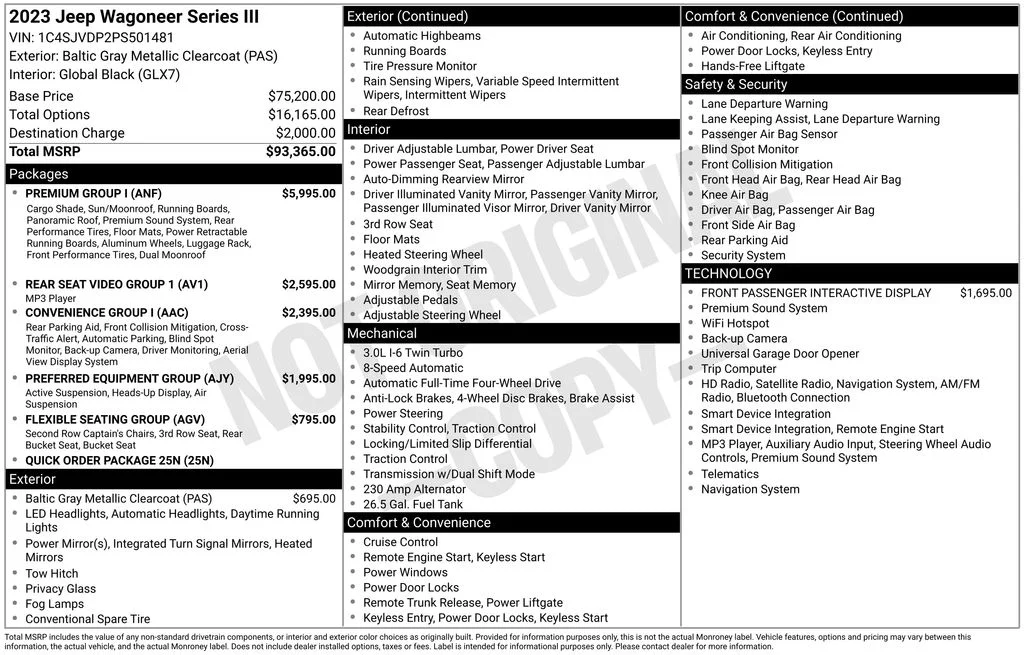 Certified Used 2023 Gray Jeep Series III image 8