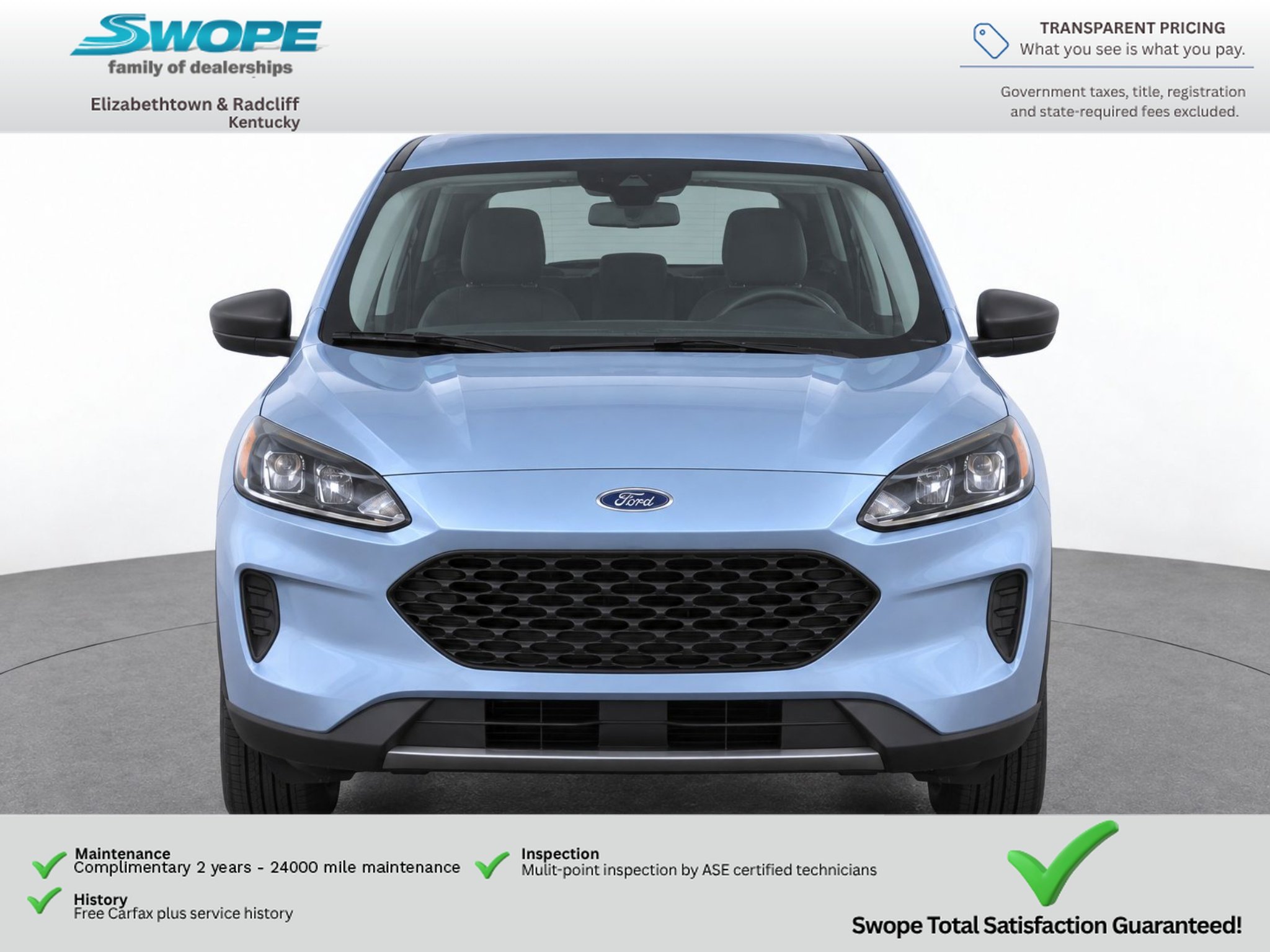 Used 2022 Iced Blue Silver Metallic Ford S image 2